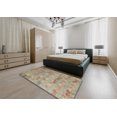 thumbnail image 4 of Ahgly Company Indoor Rectangle Abstract Dark Gold Brown Abstract Area Rugs, 7' x 10', 4 of 6