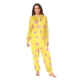 thumbnail image 2 of FORMRS Onesies Pajama for Adults Unisex Hoodie Winter Jumpsuit One Piece Sleepwear, Sizes S-2XL, Big Pink Stars Pattern, 2 of 7