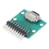 Uxcell 1Pcs Female Test Board PCB Board with 20Pin Angled Pin for Phone Data Test DIY Electronic Product