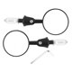 thumbnail image 3 of Motorcycle Rearview Mirror Handlebar Mirror Replacement Pair Handlebar End Rearview Mirrors Foldable Arm Wide View Angle Universal For Motorcycle Dirt Bike ANGGREK Otros, 3 of 8