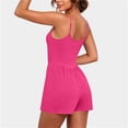 thumbnail image 6 of lcziwo Women's Summer Romper Adjustable Strap Athletic Workout Tennis Golf Rompers Hot Pink XXL, 6 of 7