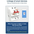 thumbnail image 4 of ziyahi ABS Contrôle Intelligent pour Zigbee Maison Intelligente Surveillance en Temps Réel avec Application Tuya Économie d'Énergie Tuya Intelligent Bidirectionnel, 4 of 6