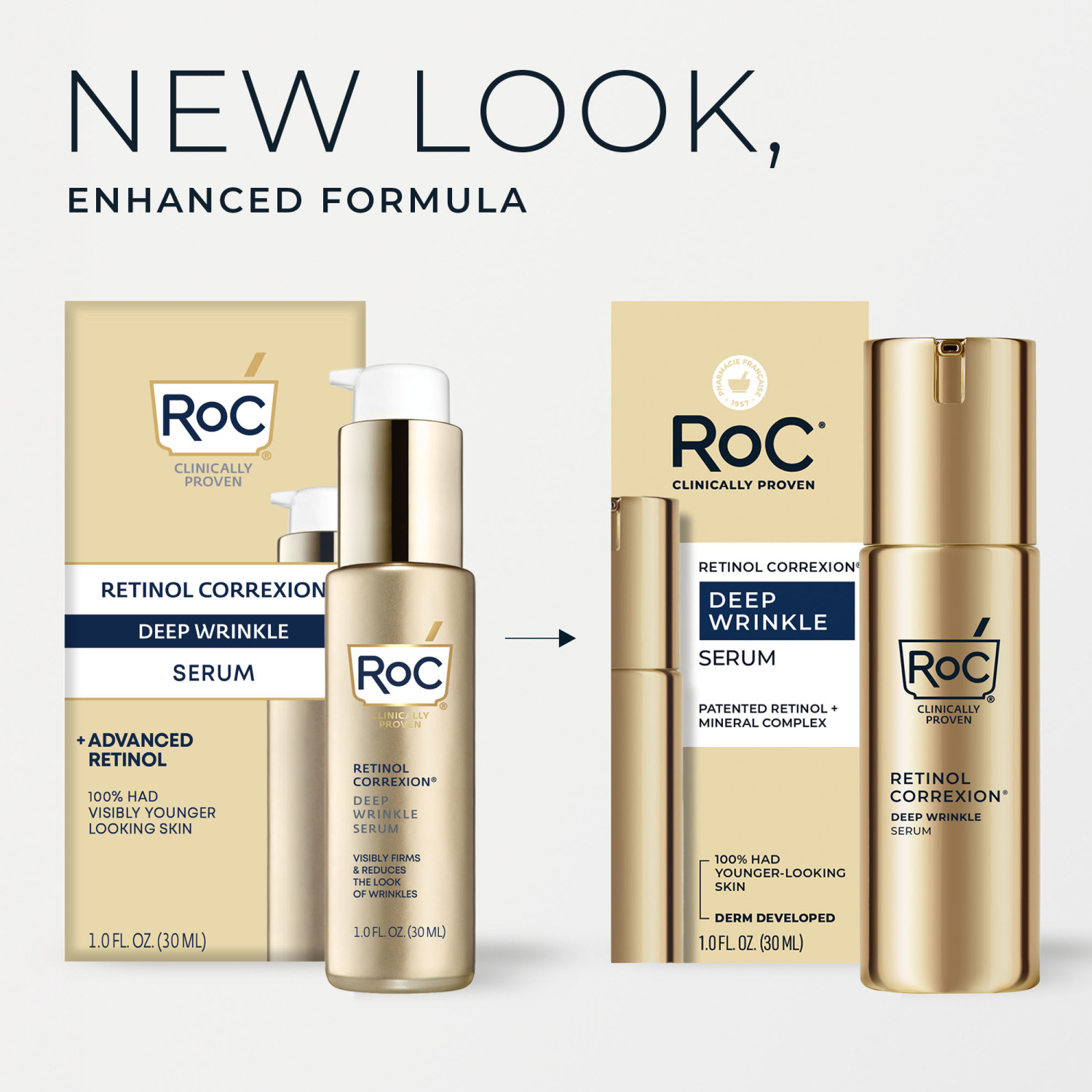 RoC Retinol Correxion Deep Wrinkle Serum, 1 fl oz photo 2