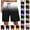 Yellow, variant on Mens No Liner Gradient Swim Trunks Quick Dry 9 Inch with Pockets Bathing Suits for Men Lineless Swim Shorts Yellow