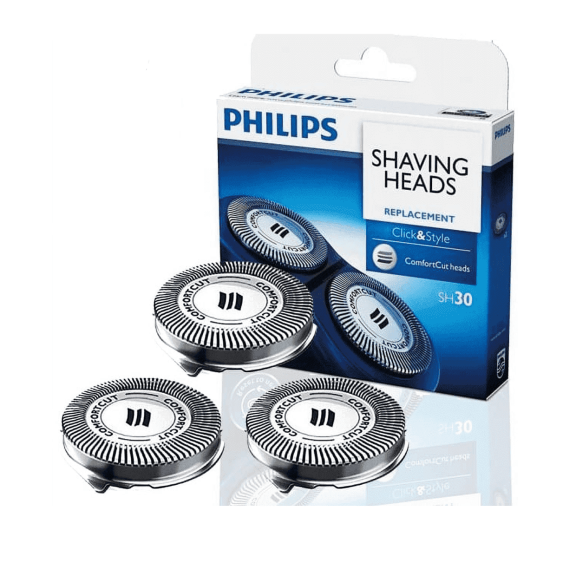 SH30 Replacement Head- Compatible with Philips Series, 3 Pack, 3000 Series Electric Shaving