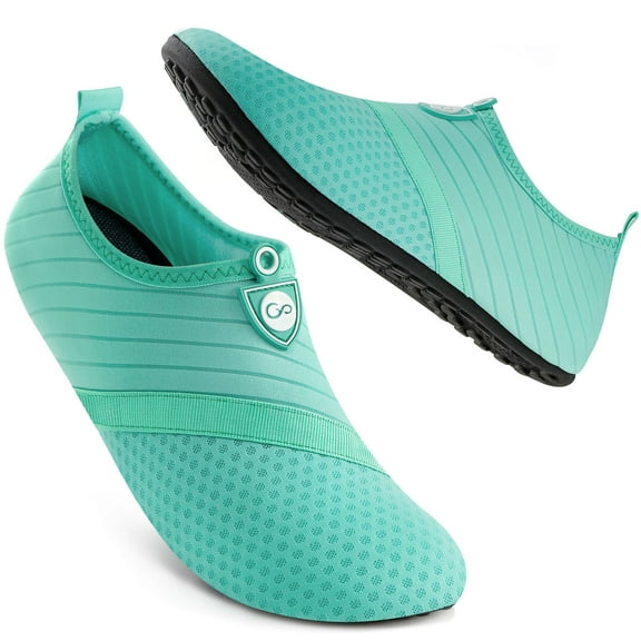 Ecetana Water Shoes for Women Men Swim Shoes Aqua Socks Barefoot Non Slip Shoes for Beach Swim Pool