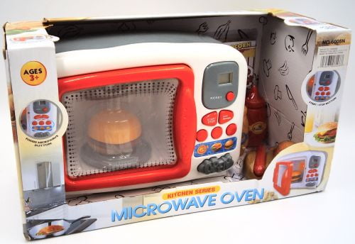 Microwave Toys Kitchen Play Set Cooking Utensils Great Learning Gifts for Baby 