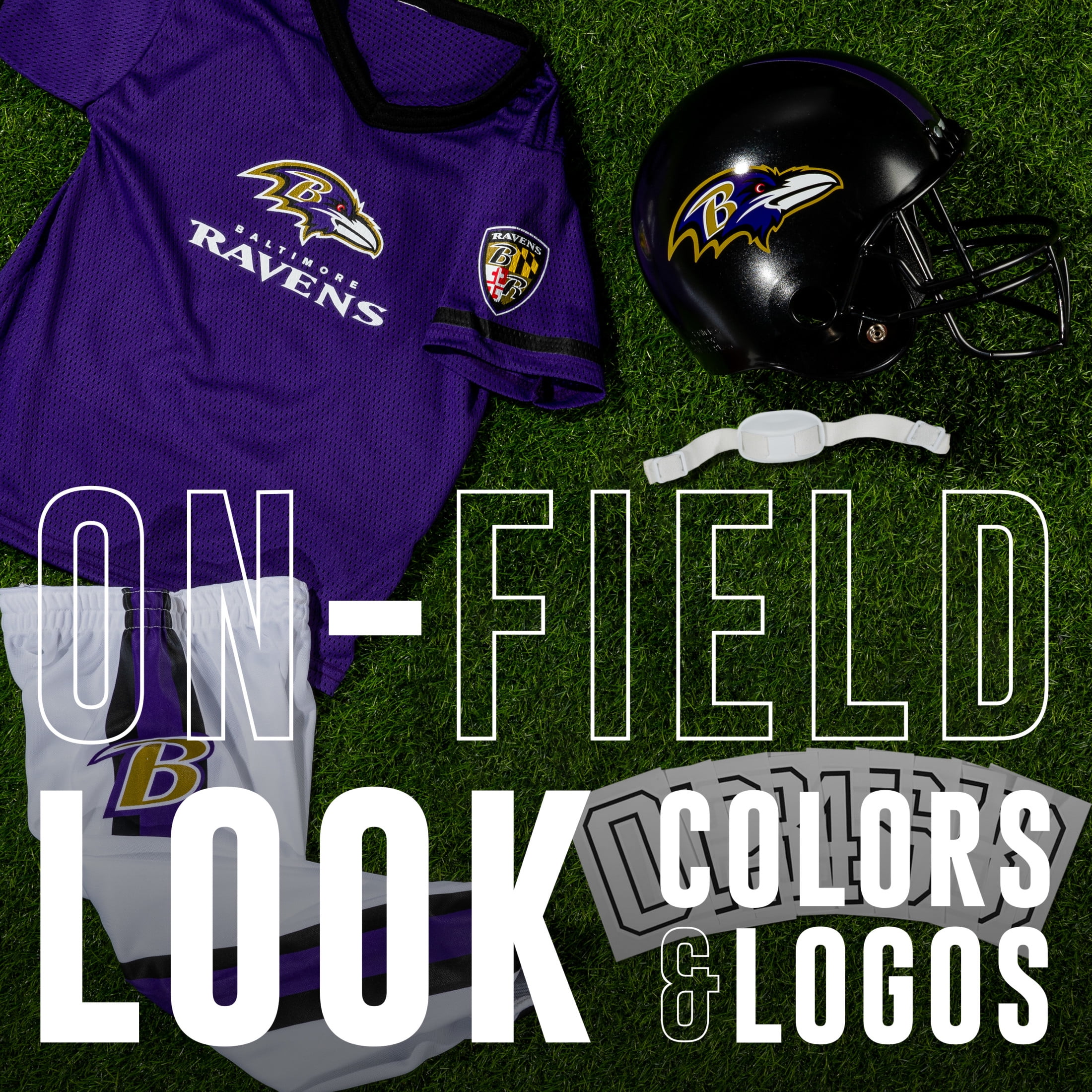 baltimore ravens kids/youth football helmet uniform set Nfl Mini this collectible Mini Speed football helmet is made specifically for fans of the Baltimore Ravens Franklin Sports Baltimore Ravens Kids