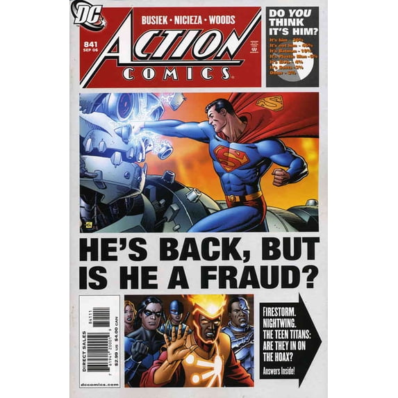Action Comics #841 VF ; DC Comic Book