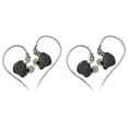 thumbnail image 1 of Auriculares deportivos con cable de armadura equilibrada dinámica HiFi de 3,5 mm para música en el oído (sin micrófono), 1 of 8