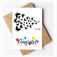 thumbnail image 1 of Tarjetas de felicitación Unbranded Mariposas con color oscuro Sobre de la Carta de matrimonio, 1 of 4