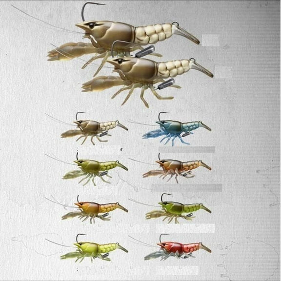 Live Craw Finess Bait 3", 1/2 Oz, Moss Craw