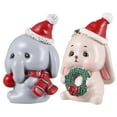 thumbnail image 2 of 2 Pcs Mini Christmas Resin Ornaments Decorative Micro Landscape Decor Miniature, 2 of 7