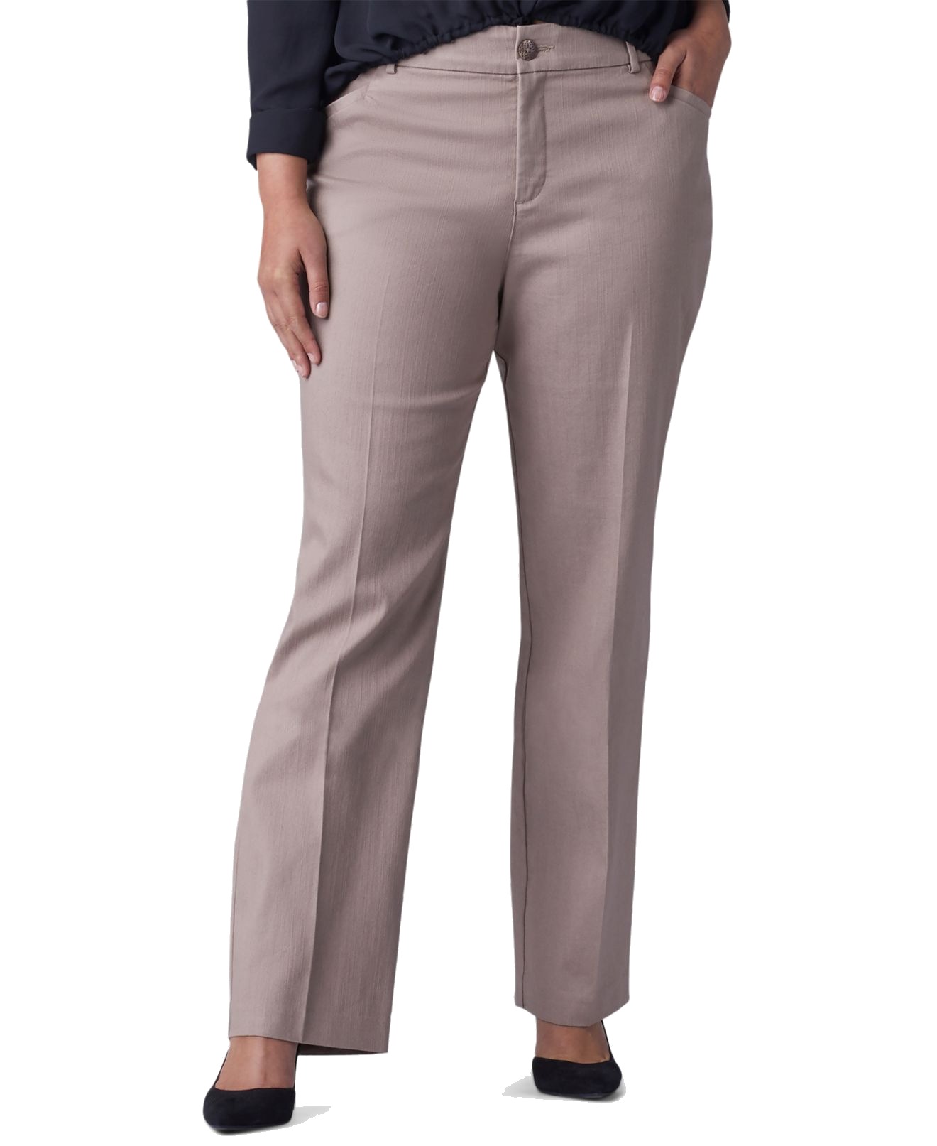 Lee Jeans For Women Elastic Waist Lee Pants - Womens Jeans Plus Flex Motion Elastic Waist Stretch 14W