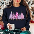 thumbnail image 2 of Under 10$ Buigttklop Women'S Christmas Printed Round Neck Long Sleeved Top Loose Fitting Sweater, 2 of 6