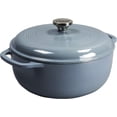 thumbnail image 1 of Dutch Oven Lodge, hierro fundido esmaltado, 7.5 cuartos de galón, color azul tormenta, 1 of 5