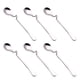thumbnail image 1 of Cuchara de café de 6pcs Cucharas de mezcla curvada Cucharas de acero inoxidable Cuchara conmovedora, 1 of 5