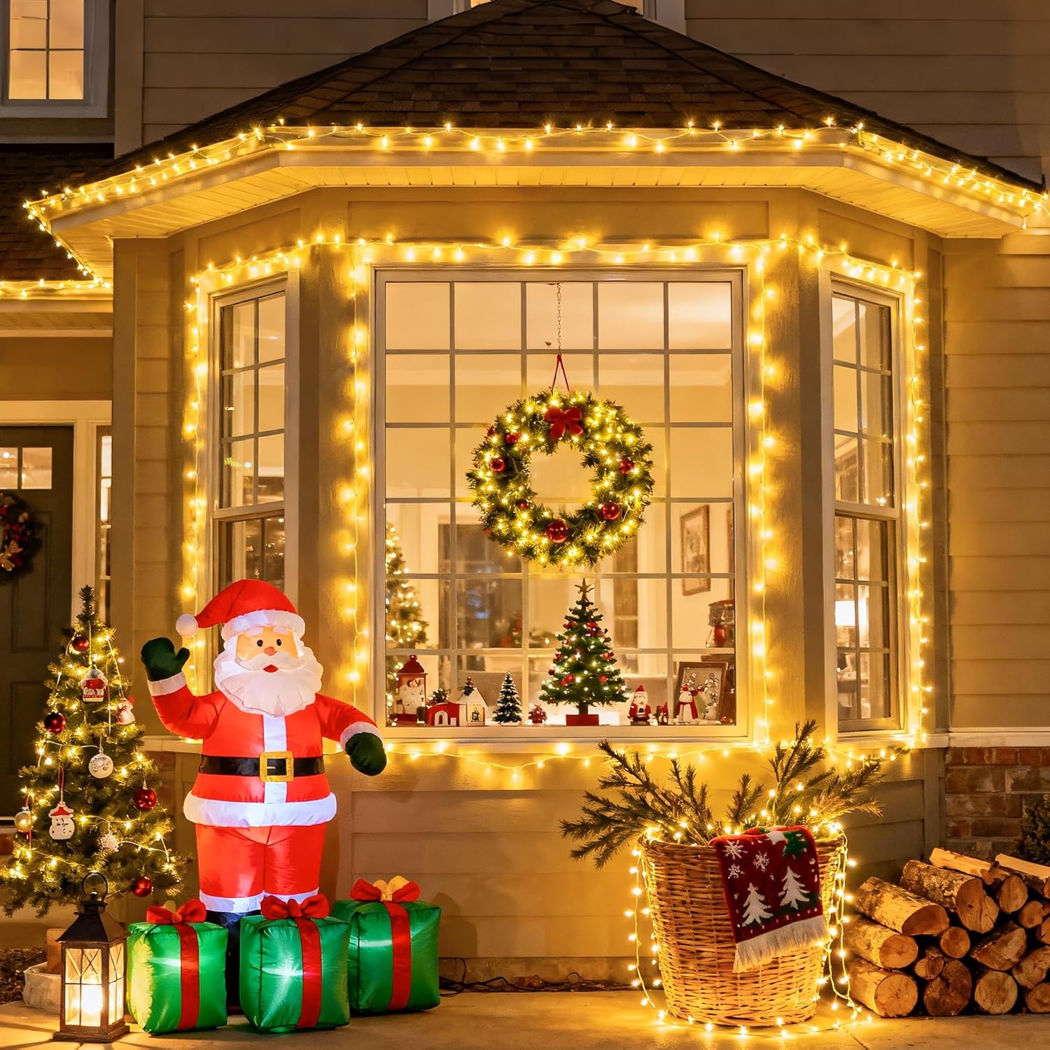 JMEXSUSS 66-Foot 200-LED Connectable Christmas String Lights photo 7