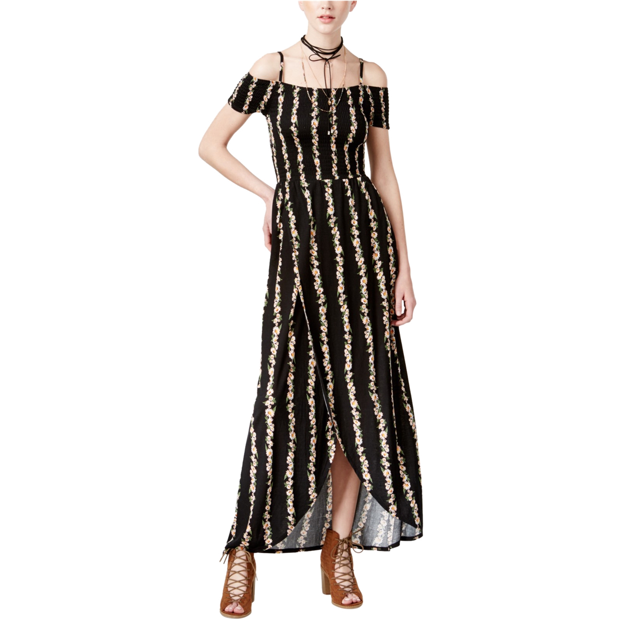 floral maxi dress walmart
