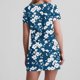 thumbnail image 5 of Vestido Corto de Verano Moda Gradiente Corto de Manga en V Cuello Vestido Casual, Poliéster Ligero de Verano, Lavado de Manos, 5 of 7