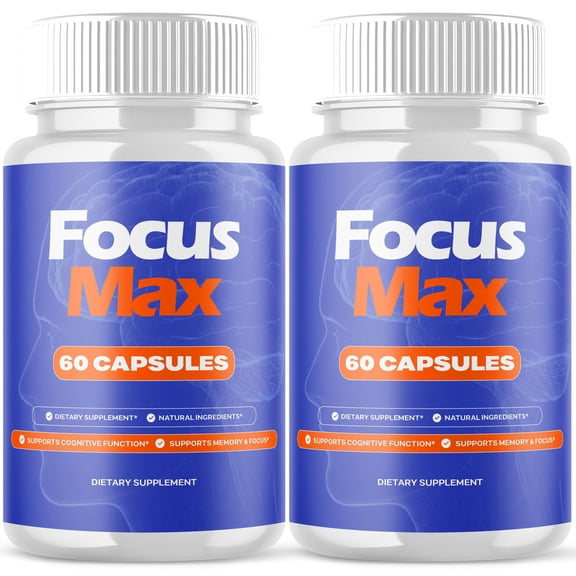 Focus Max Advanced Formula Brain Support Pills Maximum Strength Supplement FocusMax 120 Capsules