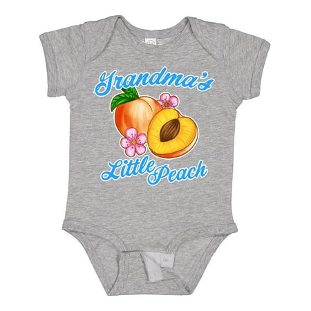 

Inktastic Grandmas Little Peach Girls Baby Bodysuit