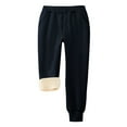 thumbnail image 4 of BLVB Boys Girls Fleece Pants Sherpa Lined Sweatpants Athletic Joggers Winter Warm Cotton Unisex Kids Active Pull-On Pants with Pockets, 4 of 7