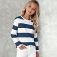 thumbnail image 2 of RFQWOVSR Girls' Long Sleeve Tee Crew Neck Slim Fit Soft Blend, 2 of 5