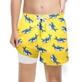 thumbnail image 2 of JTieacloth Boys Swim Trunks With Compression Liner Toddler Bathing,Sizes 5-6 Years, 2 of 5