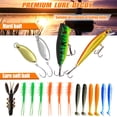 thumbnail image 2 of Calendario Adviento Pesca 82 Uds. Juego Señuelos 2024 Regalos Navidad para Hombres () Rojo, 2 of 5
