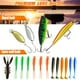 thumbnail image 2 of Calendario Adviento Pesca 82 Uds. Juego Señuelos 2024 Regalos Navidad para Hombres () Rojo, 2 of 5