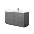 thumbnail image 7 of Wyndham Collection Wcf292960s-Qtz-Unsmxx Miranda 60" Free Standing Single Basin Vanity Set, 7 of 7