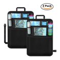 thumbnail image 1 of Protector de respaldo de asiento de automóvil para niños, paquete de 2 organizadores de asiento trasero de múltiples bolsillos para niños, material Oxford 600D impermeable con soporte para tableta Vhermosa WL-00020, 1 of 4
