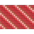thumbnail image 1 of Ahgly Company Machine Washable Indoor Rectangle Transitional Red Area Rugs, 4' x 6', 1 of 7