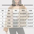 thumbnail image 4 of Loopsun Womens Outerwear Jackets, Blazer for Women, Women's Casual Solid Color Buttons Short Suit Jacket Brown, L, 4 of 5
