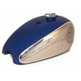 thumbnail image 1 of BSA Goldstar Catalina Trials 2 Gallon Blue & Chrome Petrol Tank With Cap, 1 of 5