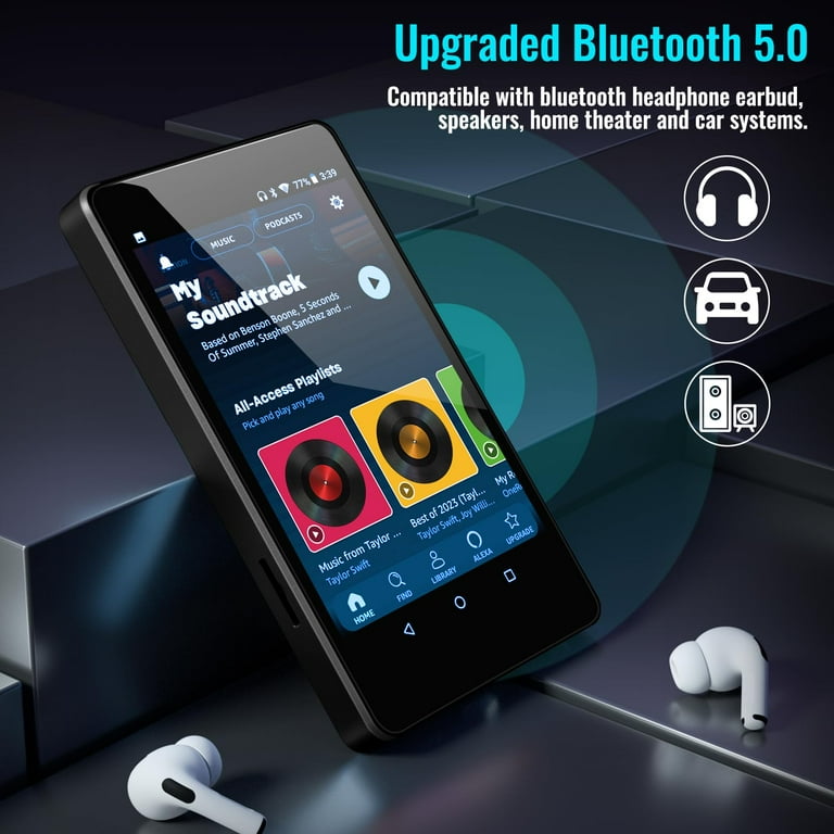 4.7インチ Android MP3プレイヤー Bluetooth WiFi 160GB MP3 Player with Bluetooth, S4 WiFi Music Player with Spotify