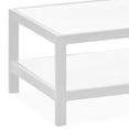 thumbnail image 3 of 35" X 22" X 14.5" White Aluminum Coffee Table, 3 of 4