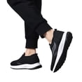 thumbnail image 2 of XIMIN Men's Low Top Flying Woven Slip On Sneakers Arch Support Orthotic Shoes Lightweight Casual Outdoor Shoes Comfortable Breathable Sport Shoes, 2 of 7