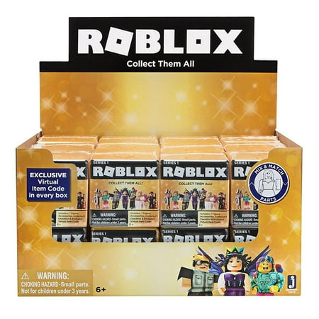 Roblox Series 1 Gold Celebrity 24 Pack Blind Figures Collection Jazwares - jazwares roblox series 1 gold celebrity 2 pack blind figures