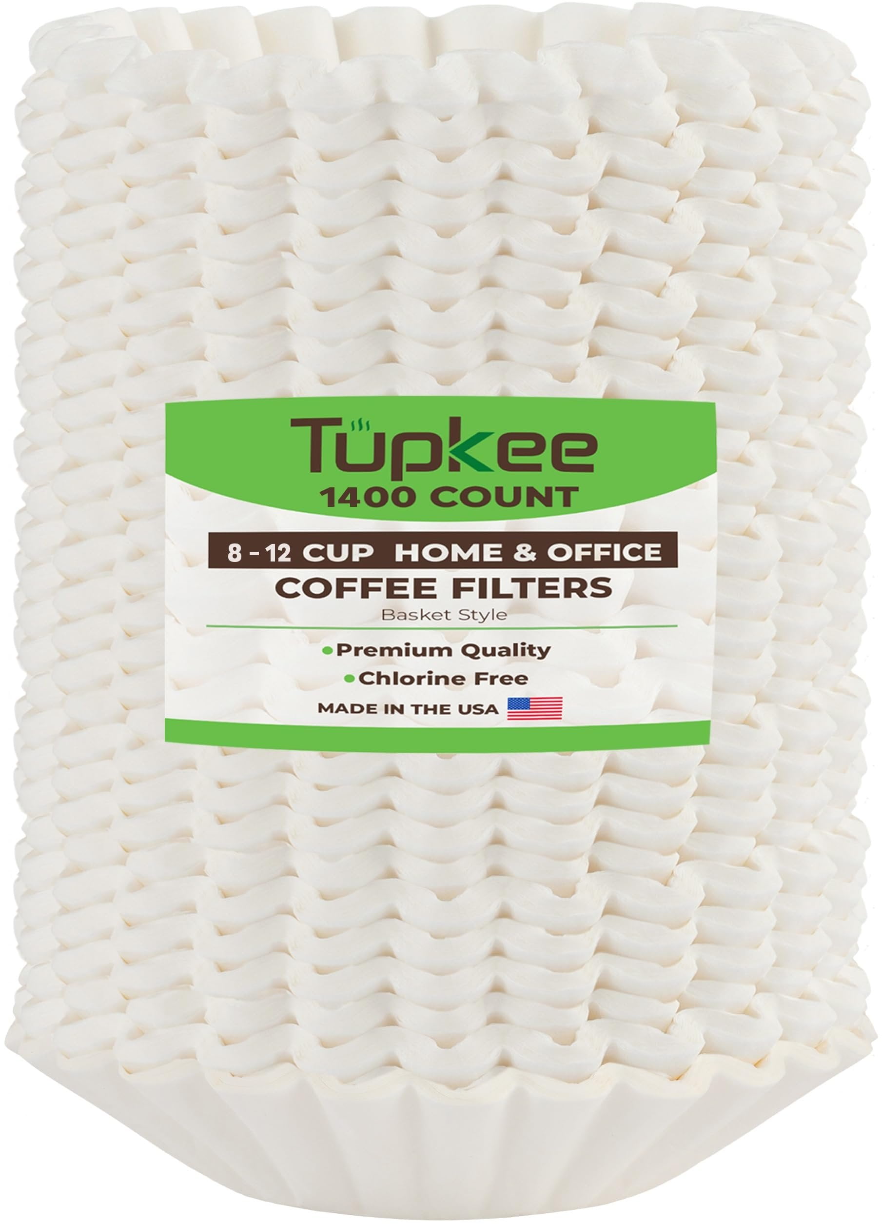 BUNN Coffee Filters for 8-12 Cup Basket Style Brewers, White, 100 Count -  Walmart.com