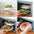 thumbnail image 3 of Shisuyan 4pcs Microwave Oven Heating Food Rack Microwave Oven Tray Holders Layered Storage Racks, 3 of 9