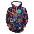 thumbnail image 1 of Men's Hooded Sweatshirt Cozy Comfort Fit Pullover for Everyday Casual Outdoor Wear with Front Pouch and Adjustable Drawstring, 1 of 3
