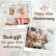 thumbnail image 7 of 65th Anniversary Blanket Gifts Gift for 65th Blue Sapphire Wedding Anniversary 65 Years of Marriage Gifts for Wife Husband Dad Mom Parents Grandpa Grandma Grandparents Back in 1959 Blanket, 7 of 7