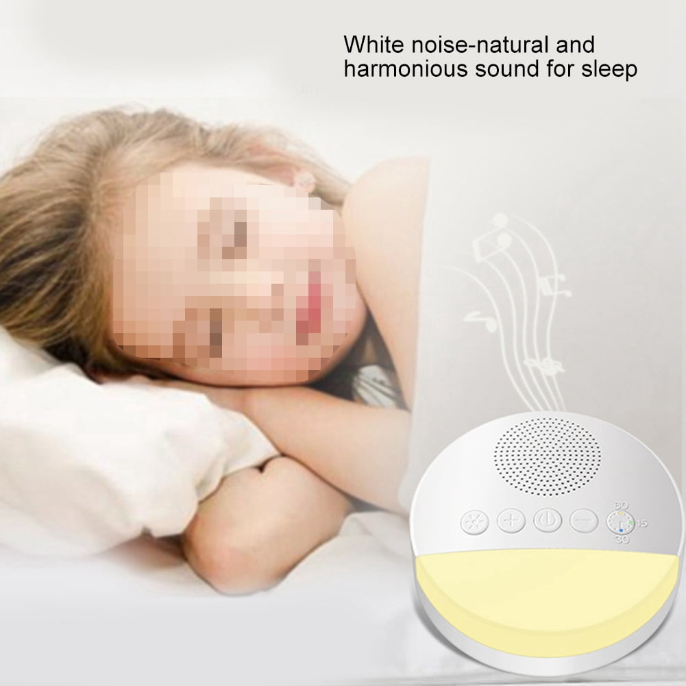 Yajisi Portable White Noise Sound Machine & Sleep Aid for Babies with Breathing Night Light, USB Rechargeable