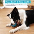 thumbnail image 5 of Juguetes chirriantes para perros, pelota de juguete para perros pequeños, medianos y grandes, juguete masticable de caucho natural para perros agresivos, juguetes duraderos con chirriador para perros., 5 of 5