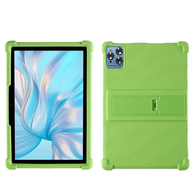 For DOOGEE First Tablet T10 10.1 Inch Tablet protective case Thickened anti-falling and anti-collision silicone protective case Green For DOOGEE