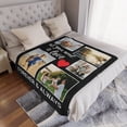 thumbnail image 3 of Custom Blanket with Photo Text Personalized Throw Blanket Personalized Gift Flannel Blanket Birthday Halloween Christmas Customized Picture Blanket for Mother Baby Father Adult Friends Lovers Pets, 3 of 6