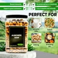 thumbnail image 5 of Raw Almond Hand Selected & Unsalted Packed with Vitamin E Protein and Fiber Perfect for Healthy Snacks Baking Trail Mix & Charcuterie Boards 32 oz by Nirwana, 5 of 6