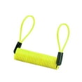 thumbnail image 4 of Cable de seguridad para candado de disco, cable de seguridad para manillar de motocicleta y scooter. Amarillo, 4 of 9